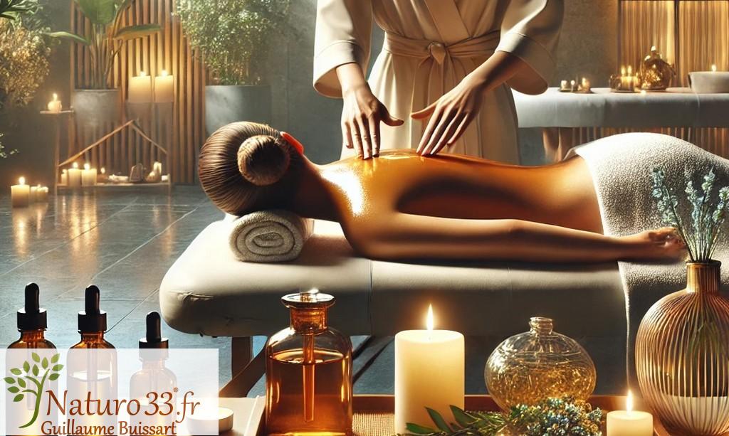Massage de relaxation, modelage