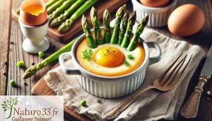 Lire la suite à propos de l’article Recette: Oeuf cocotte aux asperges