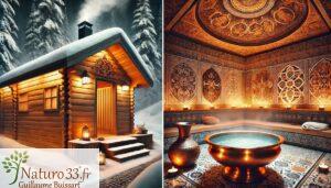 Lire la suite à propos de l’article Sauna et Hammam : Chaleur Bienfaisante pour le Corps et l’Esprit