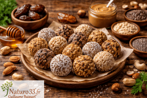 Lire la suite à propos de l’article Energy balls dattes, amandes et coco